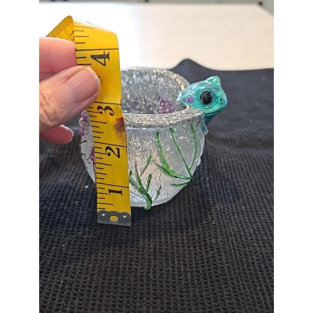 Resin Handmade Frog Flower Pot Decoration Gift‎ Plants. 681